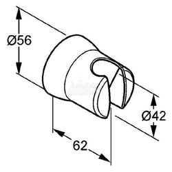 Suport pentru dus Kludi Sirena Thumb