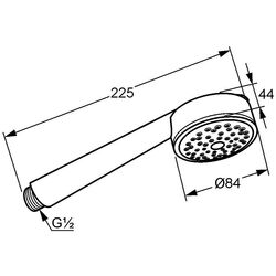 Cap de dus Kludi Zenta 1S Thumb