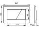 Кнопка смыва Alcaplast M172 (Chrome)