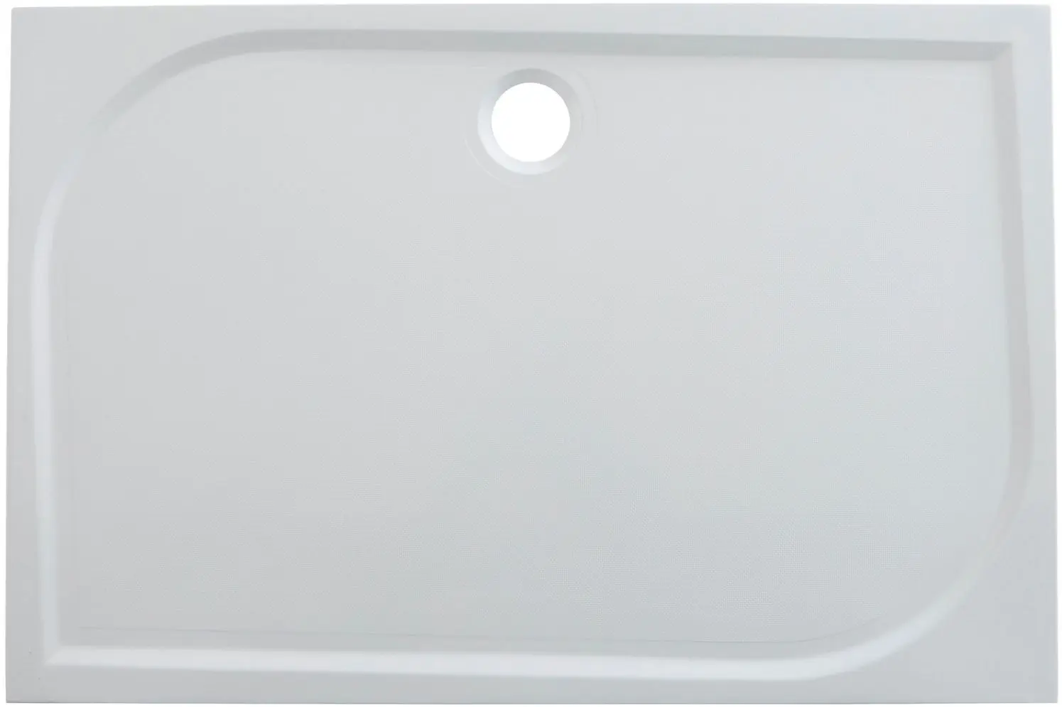 Cadita de dus GoodHome Limski 140x80x2.8 (White)