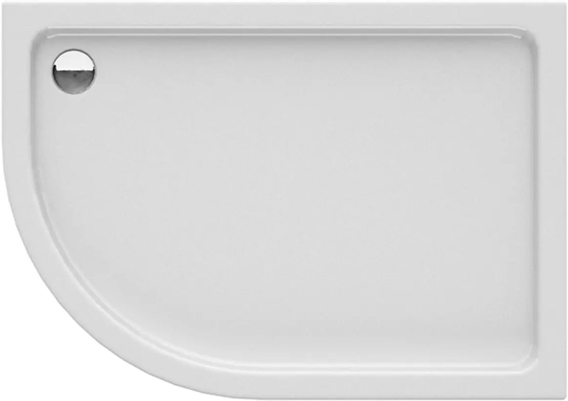 Cadita de dus New Trendy New Maxima B-0375 100x80x14 Right (White)