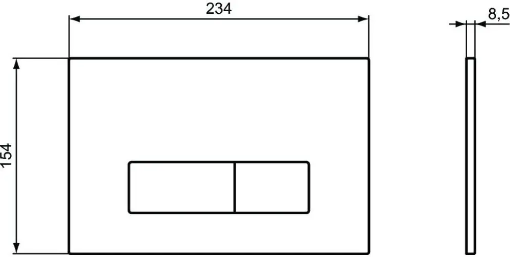 Кнопка смыва Ideal Standard ProSys Oleas M2 R0121AC (White) - 3