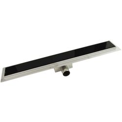 Rigola de dus Gehler Glasse EO BJ-LSF + Sticla 700x70 (Black)