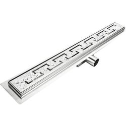 Rigola de dus Gehler Meandros EO BJ-LSF+G028 600x70 (Inox) Thumb