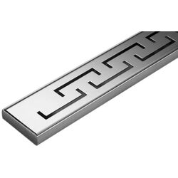 Rigola de dus Gehler Meandros EO BJ-LSF+G028 600x70 (Inox)