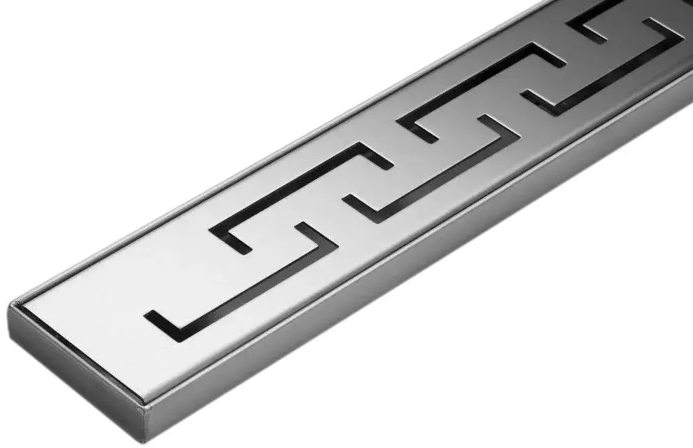 Rigola de dus Gehler Meandros EO BJ-LSF+G028 600x70 (Inox)