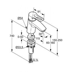 Baterie Kludi MX 331840562 (lavoar) Thumb
