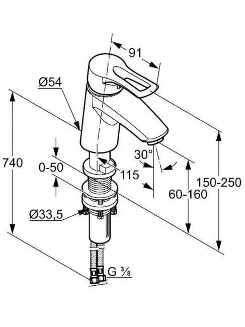 Baterie Kludi MX 331840562 (lavoar) - 5