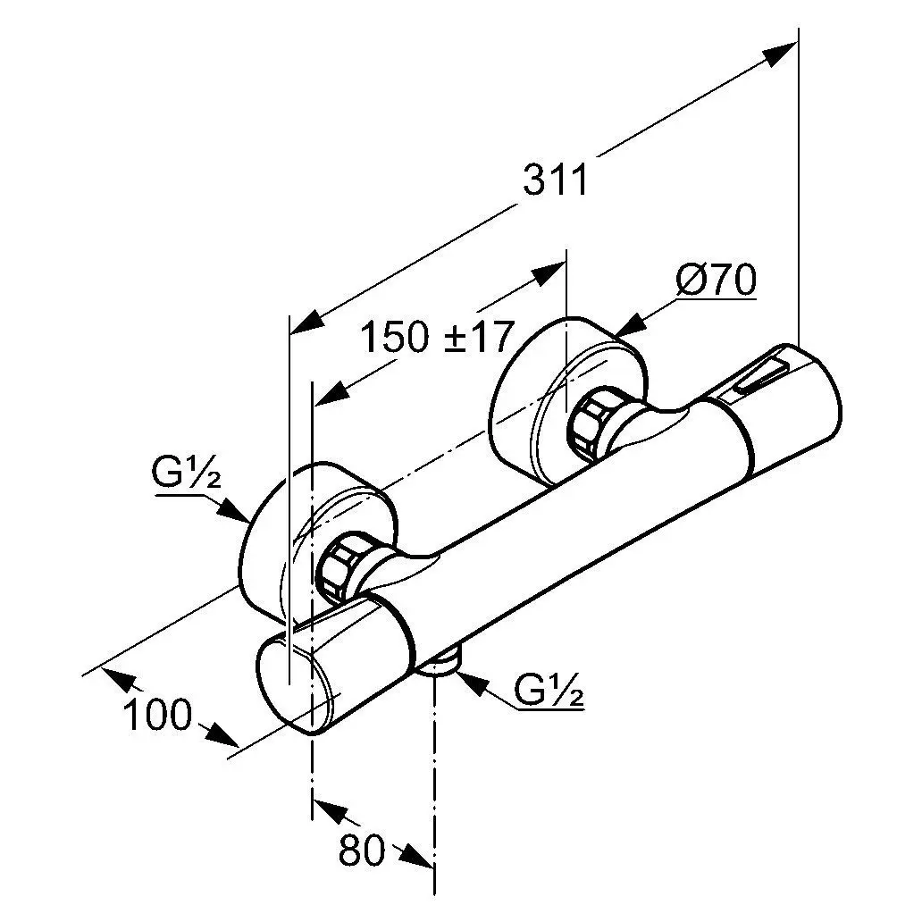 Baterie Kludi Zenta 351000538 (dus) - 2