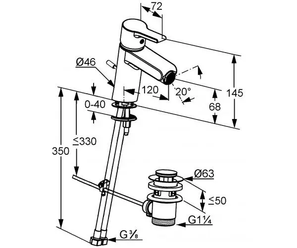 Baterie Kludi O-Cean 384300575 (bideu) - 2
