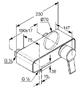 Baterie Kludi O-Cean 389700575 (dus) - 2