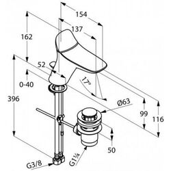 Baterie Kludi Ambienta 530230575 (lavoar) Thumb