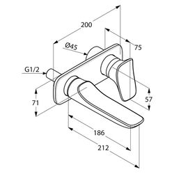 Baterie Kludi Ambienta 532440575 (lavoar) Thumb