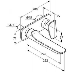 Baterie Kludi Ambienta 532450575 (lavoar) Thumb
