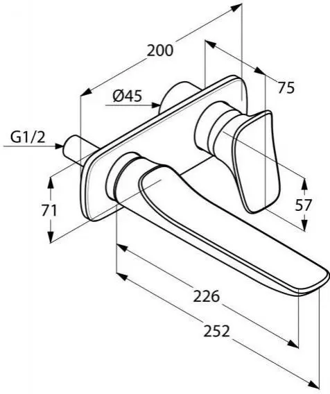 Baterie Kludi Ambienta 532450575 (lavoar) - 2