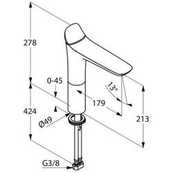 Baterie Kludi Ambienta 532960575 (lavoar) Thumb