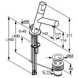 Baterie Kludi New Waves 570230575 (lavoar) Thumb