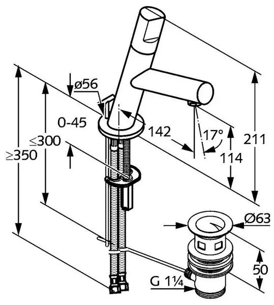 Baterie Kludi New Waves 570230575 (lavoar) - 3