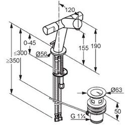 Baterie Kludi New Waves 571140530 (lavoar) Thumb