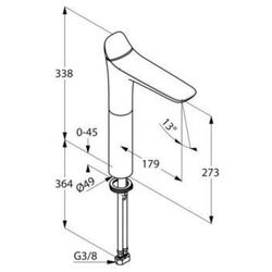 Baterie Kludi Ambienta 532980575 (lavoar) Thumb