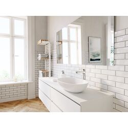 Смеситель для умывальника Ferro Algeo Square BAQ2L (Chrome) Thumb