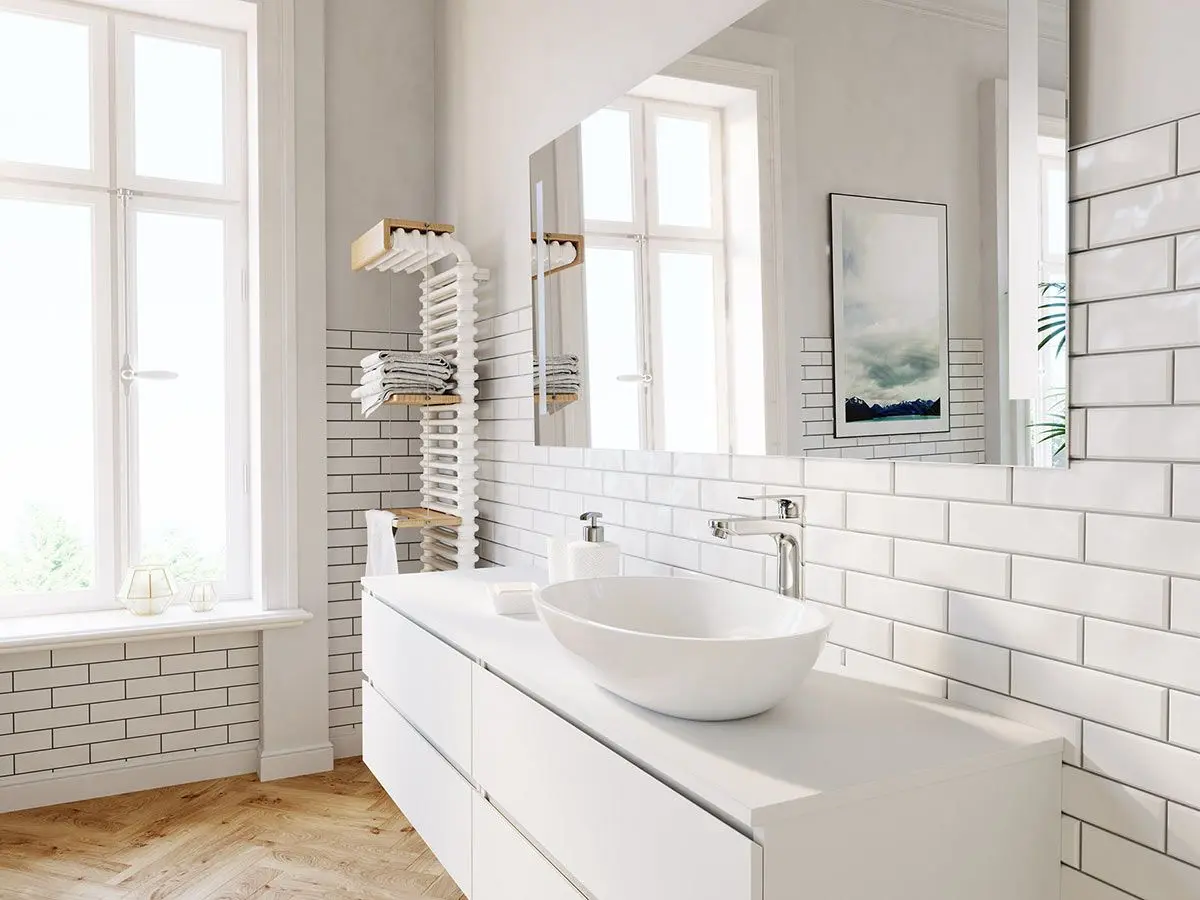 Смеситель для умывальника Ferro Algeo Square BAQ2L (Chrome)