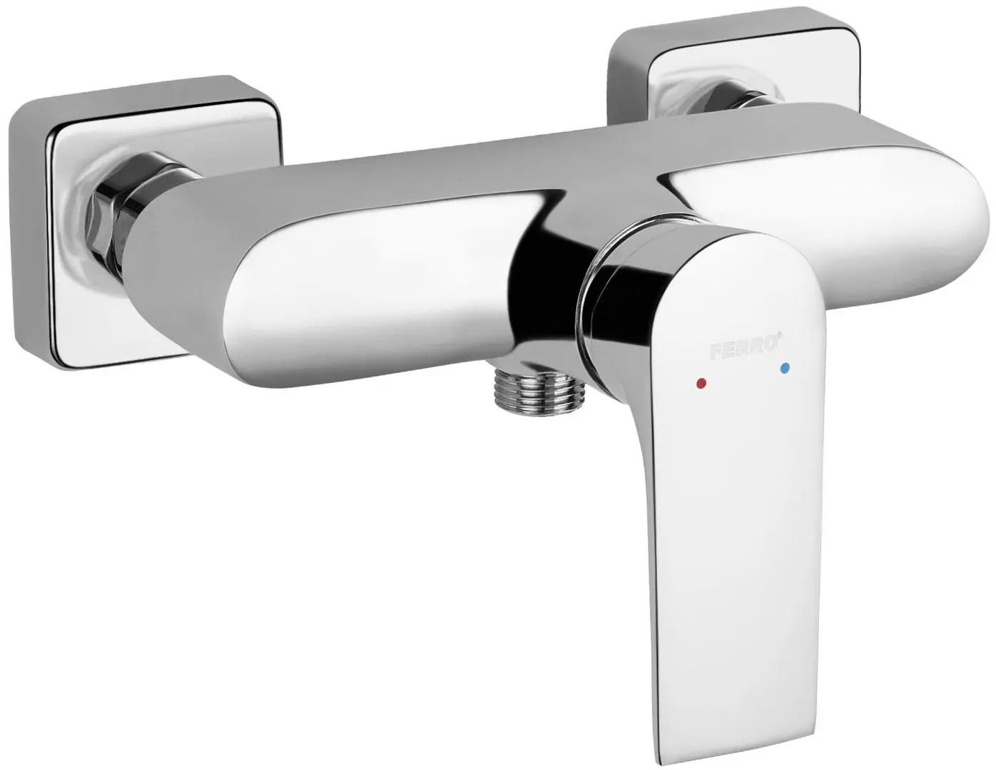Смеситель для душа Ferro Algeo Square BAQ7 (Chrome)