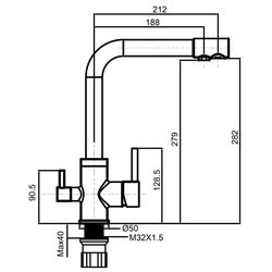 Baterie pentru chiuveta Creavit DW8700 (Chrome) Thumb