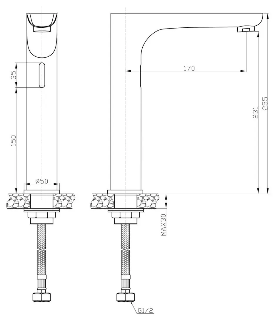 Robinet pentru lavoar Creavit ES6500 (Chrome)