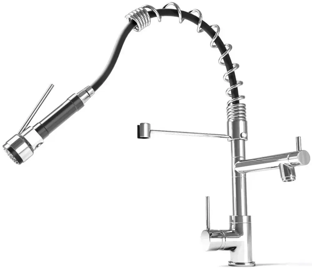 Baterie pentru chiuveta Ferro F-Master BFE41 (Chrome/Black) - 3