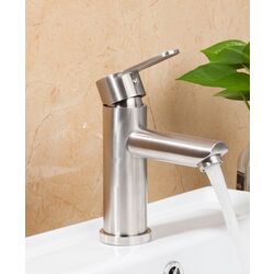 Baterie pentru lavoar Frap F10801 (Satin) Thumb