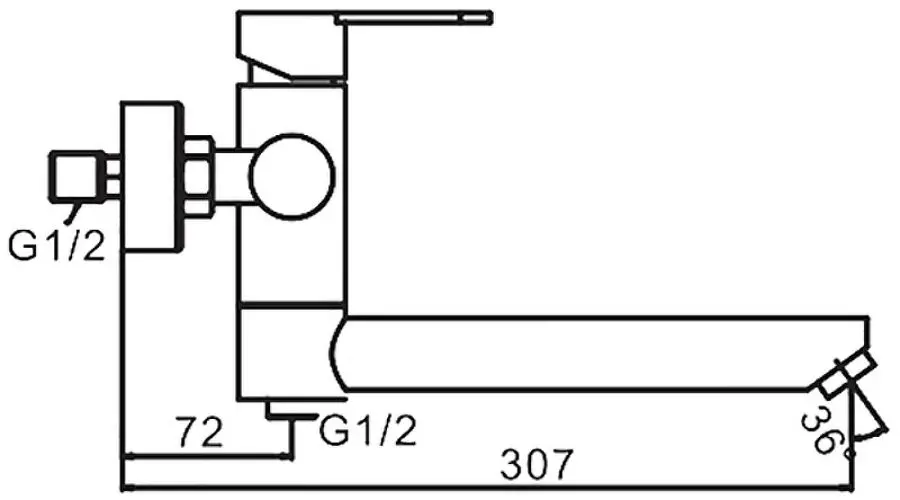 Baterie pentru cada si dus Frap F32801 (Satin) - 4