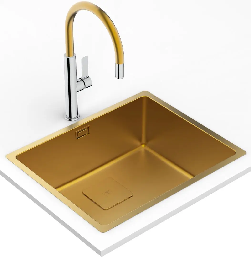 Baterie pentru chiuveta Teka FOT 995 (Chrome Brass) - 2