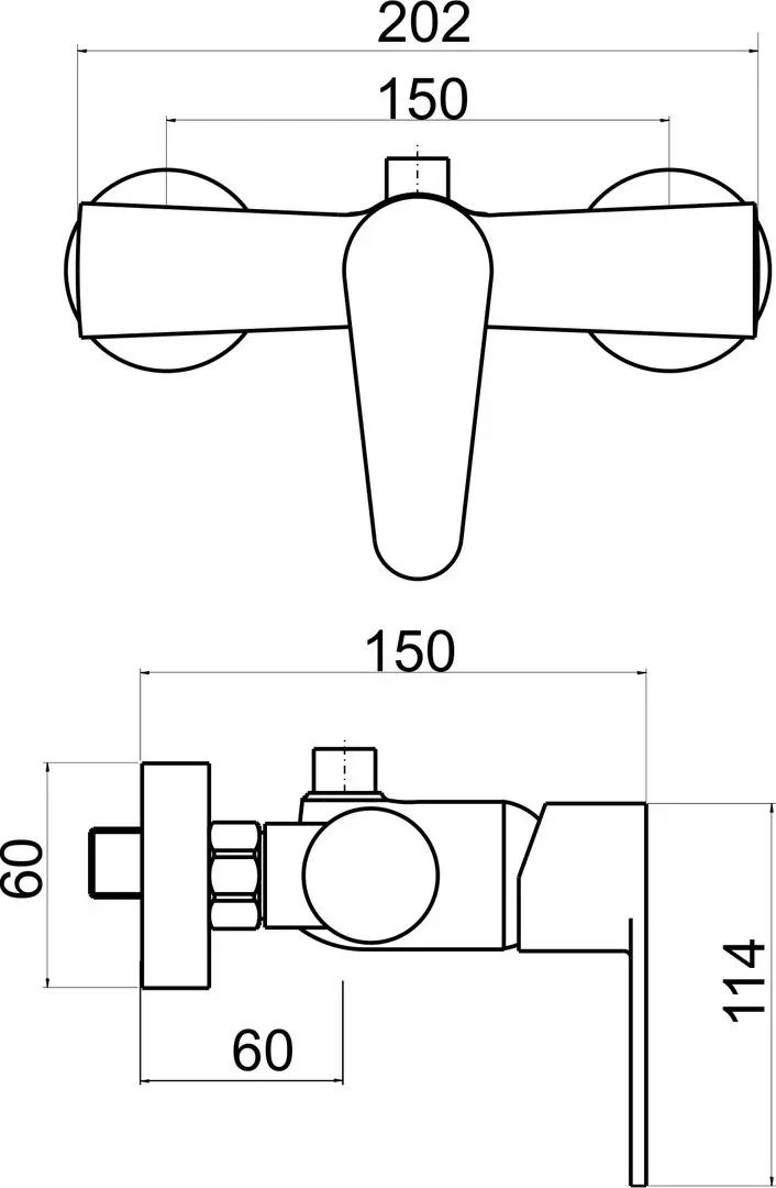 Смеситель для душа Ferro Fresh 96062/1.0 (Chrome)
