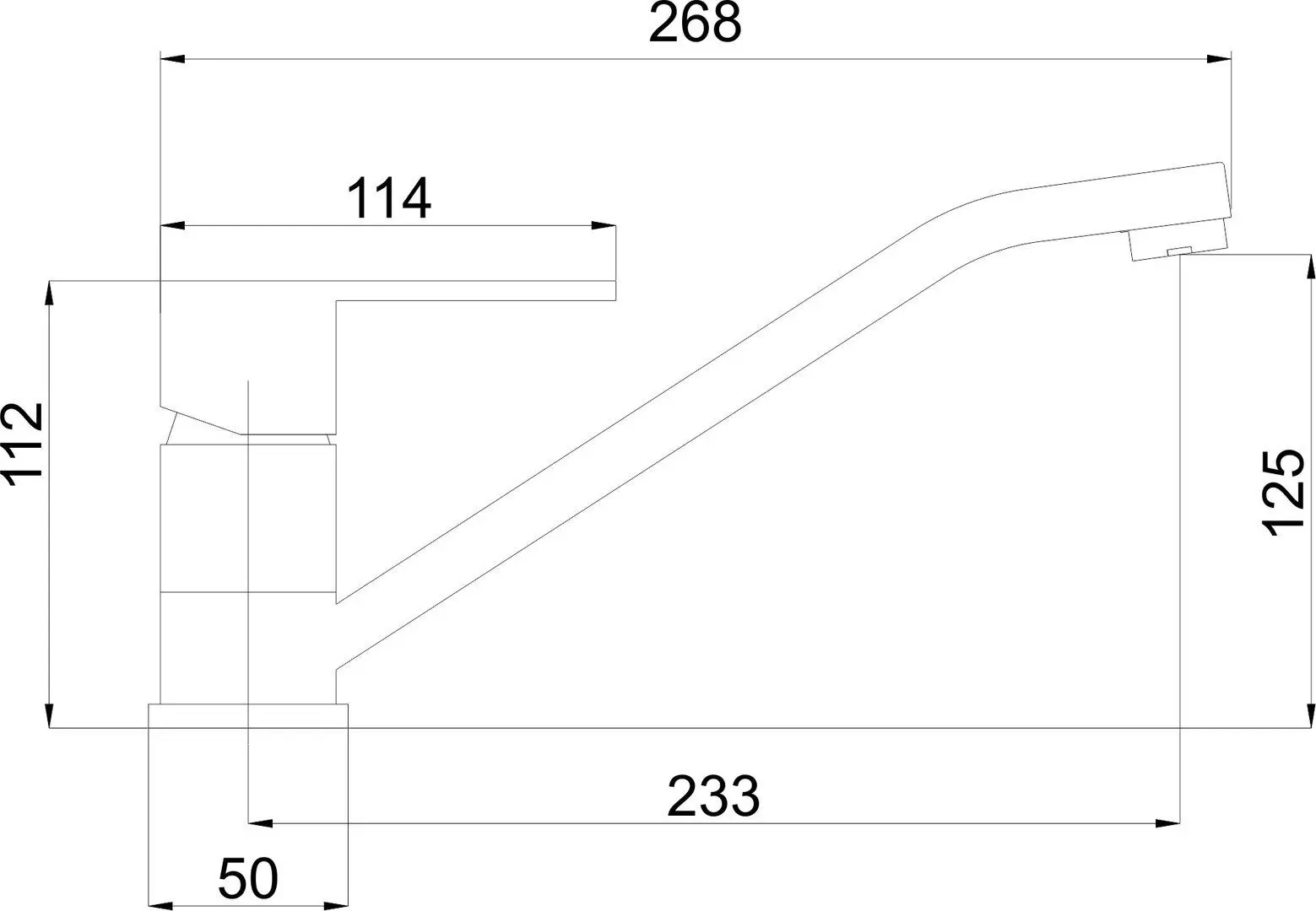 Baterie pentru chiuveta Ferro Fresh 96091.0 (Chrome) - 2