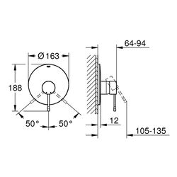 Смеситель для душа Grohe Essence 19286001 (Chrome) Thumb