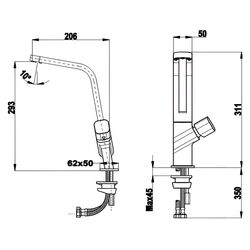 Baterie pentru chiuveta Teka Maestro ICO 915 (Chrome) Thumb