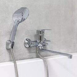 Смеситель для ванны и душа Mat|eco Kwarc 300 (Chrome) Thumb