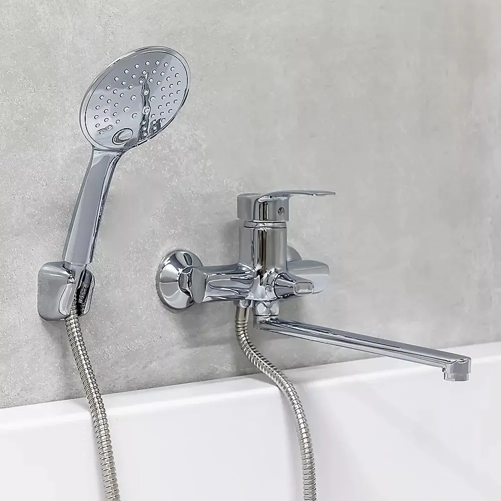 Смеситель для ванны и душа Mat|eco Kwarc 300 (Chrome)