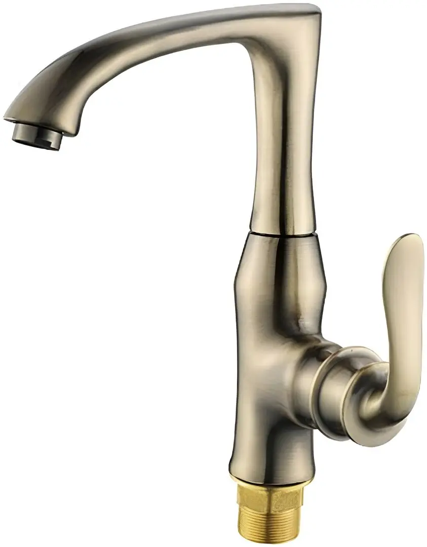 Смеситель для умывальника Potato P40219-2X (Bronze)