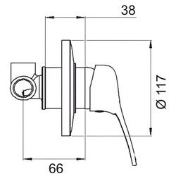 Baterie pentru baie Remer Remix R30 (Chrome) Thumb