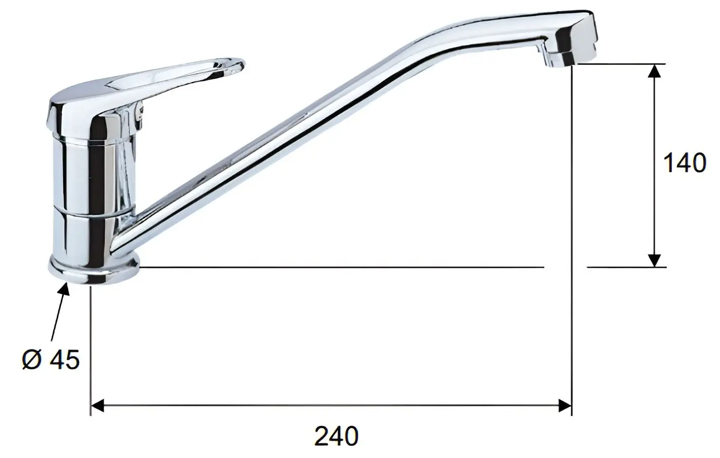 Baterie pentru chiuveta Remer Remix R40 (Chrome) - 2