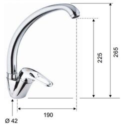 Baterie pentru chiuveta Remer Remix R42 (Chrome) Thumb