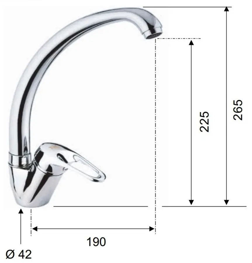 Baterie pentru chiuveta Remer Remix R42 (Chrome) - 2