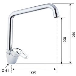 Baterie pentru chiuveta Remer Remix R42U (Chrome) Thumb