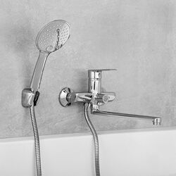 Смеситель для ванны и душа Mat|eco Salmon 300 (Chrome) Thumb