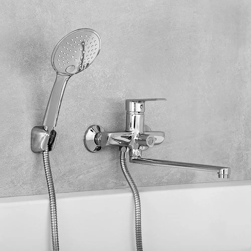 Смеситель для ванны и душа Mat|eco Salmon 300 (Chrome)