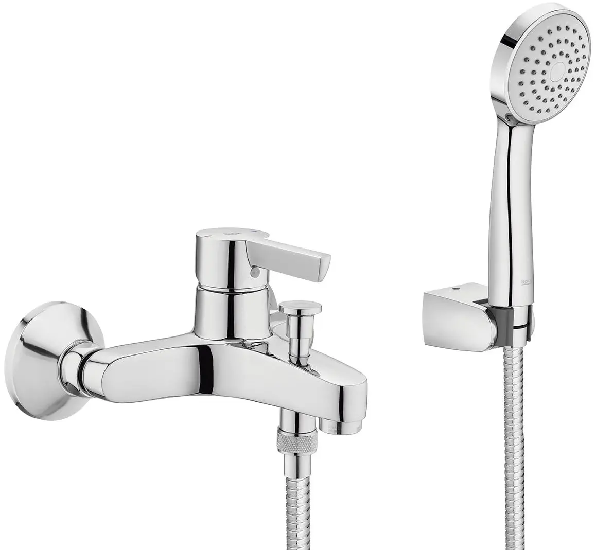 Baterie pentru cada si dus Roca Saona A5A017AC0K (Chrome)