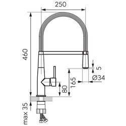 Baterie pentru chiuveta Ferro Sonata BNA4 (Chrome) Thumb