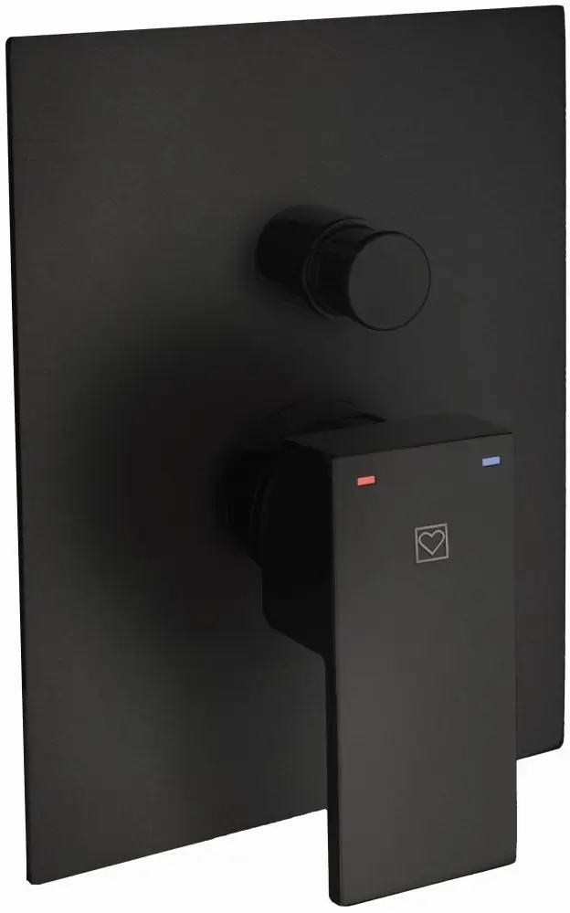 Смеситель для для ванны и душа Herz SQ UH00362B (Black)